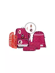 STEP BY STEP | Set de mochila escolar 2EN1 Spiegelburg Pferdefreunde | Fucsia