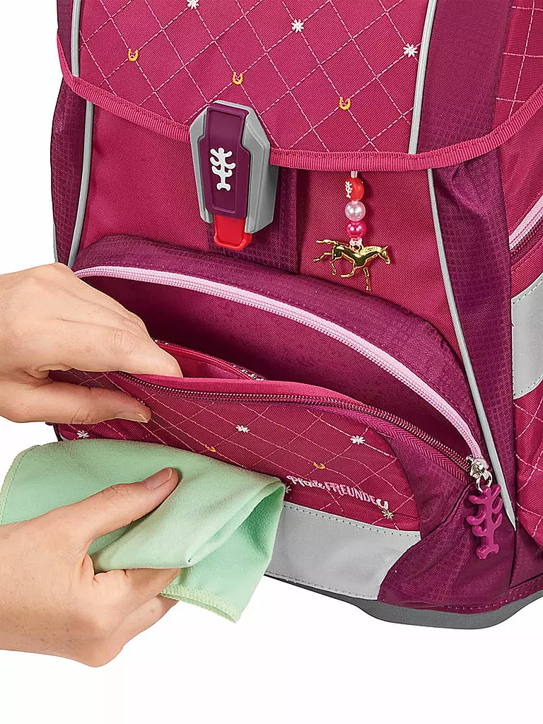 STEP BY STEP | Set de mochila escolar 2EN1 Spiegelburg Pferdefreunde | 