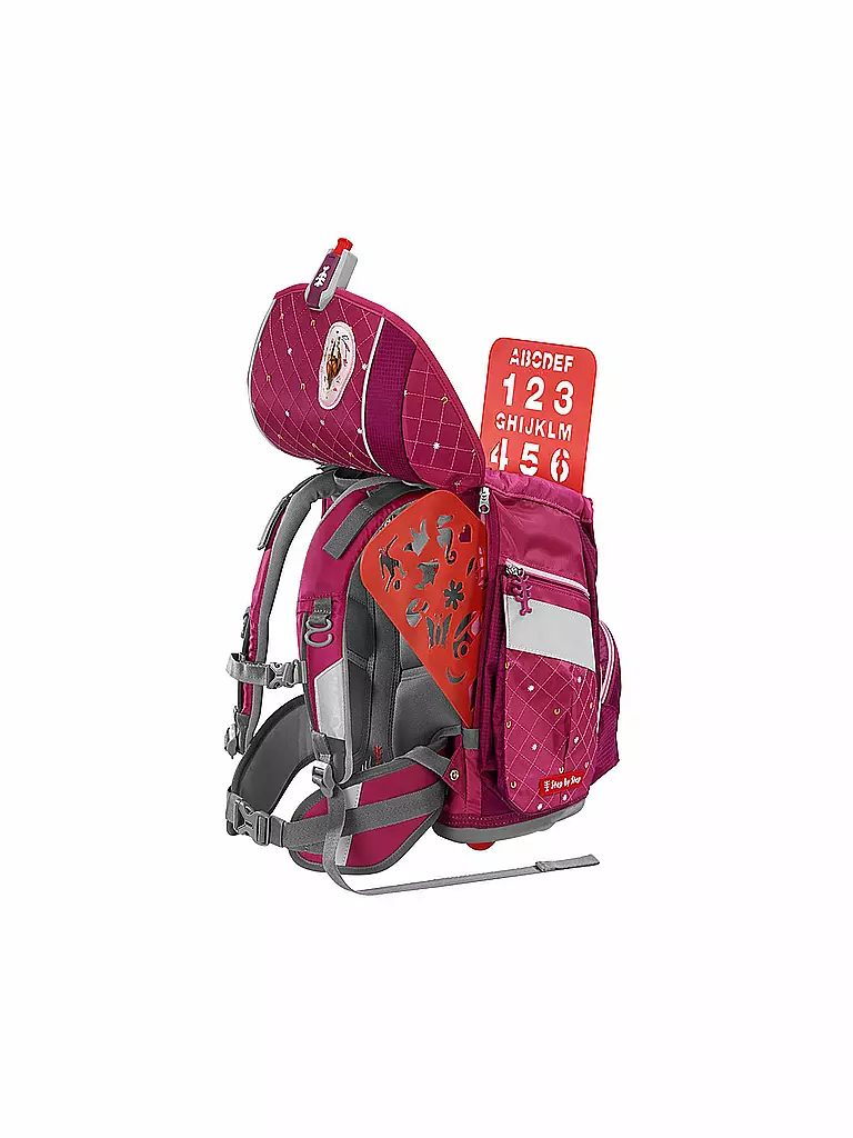 STEP BY STEP | Set de mochila escolar 2EN1 Spiegelburg Pferdefreunde | 