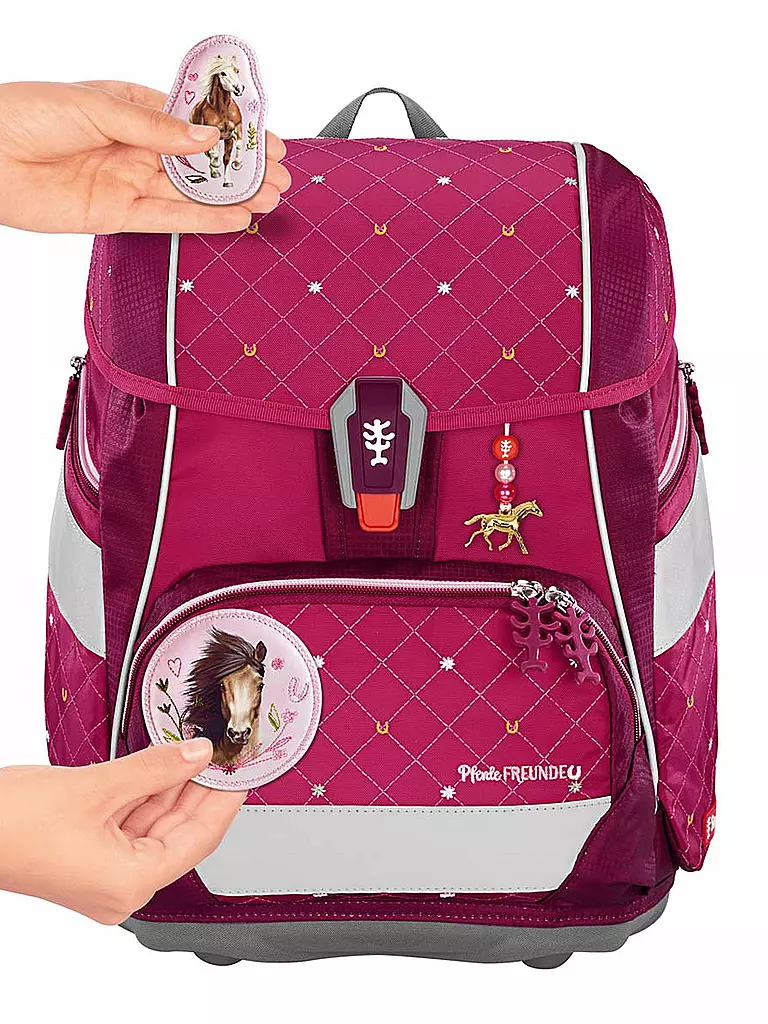 STEP BY STEP | Set de mochila escolar 2EN1 Spiegelburg Pferdefreunde | 