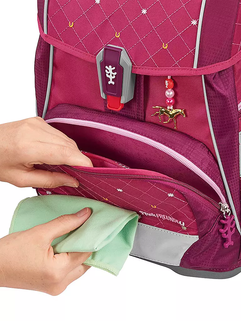 STEP BY STEP | Set de Mochila Escolar 2IN1 PLUS Spiegelburg Pferdefreunde | 