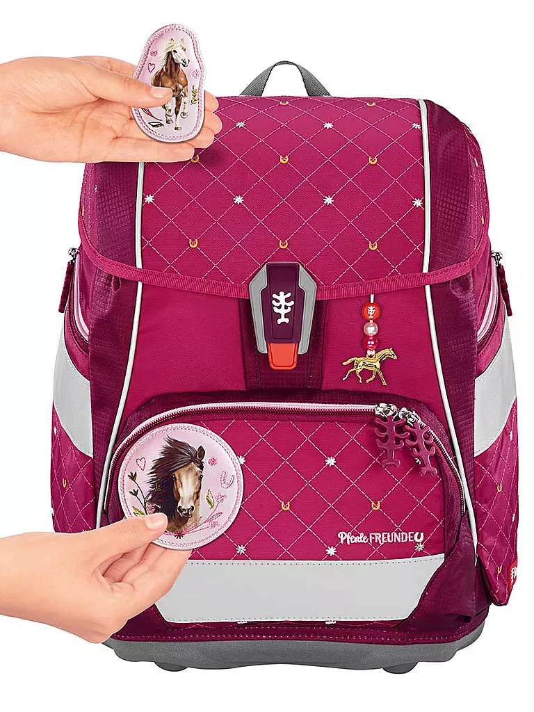 STEP BY STEP | Set de Mochila Escolar 2IN1 PLUS Spiegelburg Pferdefreunde | 