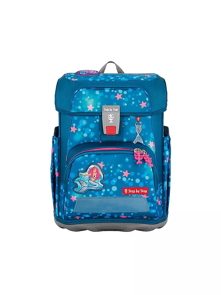 STEP BY STEP | Set de mochila escolar 5 piezas CLOUD Mermaid Lola | Turquesa