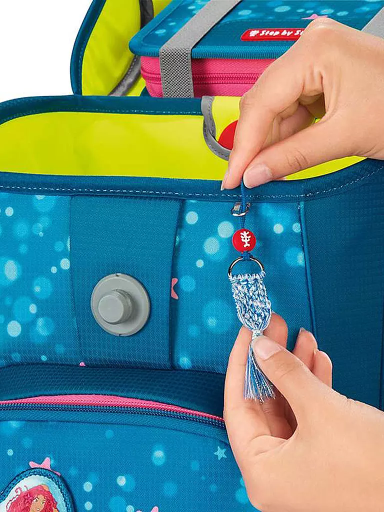 STEP BY STEP | Set de mochila escolar 5 piezas CLOUD Mermaid Lola | Turquesa