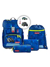 STEP BY STEP | Set de mochila escolar 5 piezas CLOUD Police Truck Char | Azul