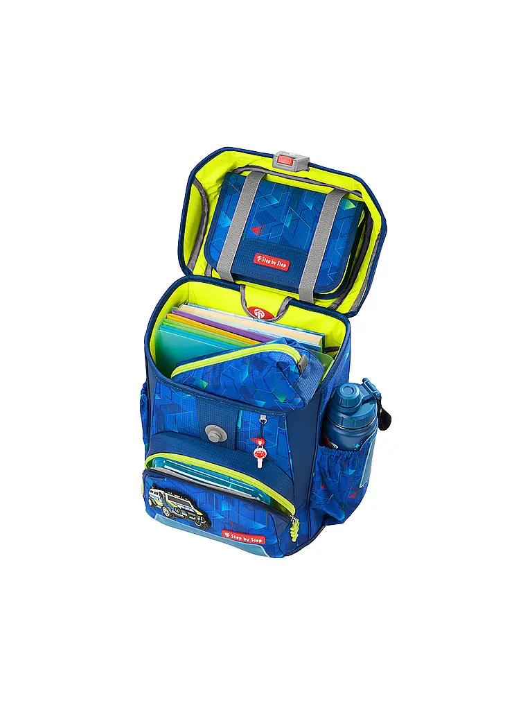 STEP BY STEP | Set de mochila escolar 5 piezas CLOUD Police Truck Char |