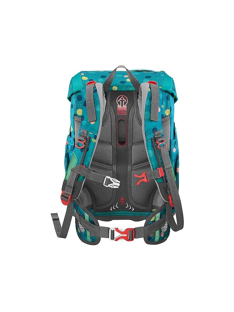 STEP BY STEP | Set de Mochila Escolar 5 piezas CLOUD Turtle Josie | Turquesa