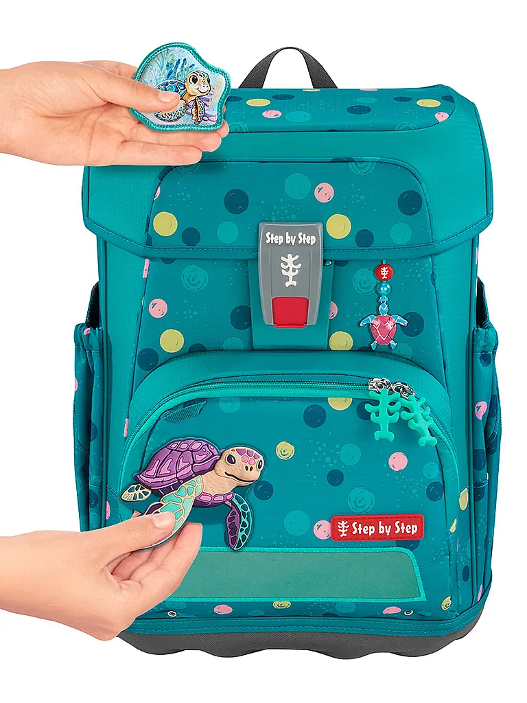 STEP BY STEP | Set de Mochila Escolar 5 piezas CLOUD Turtle Josie |