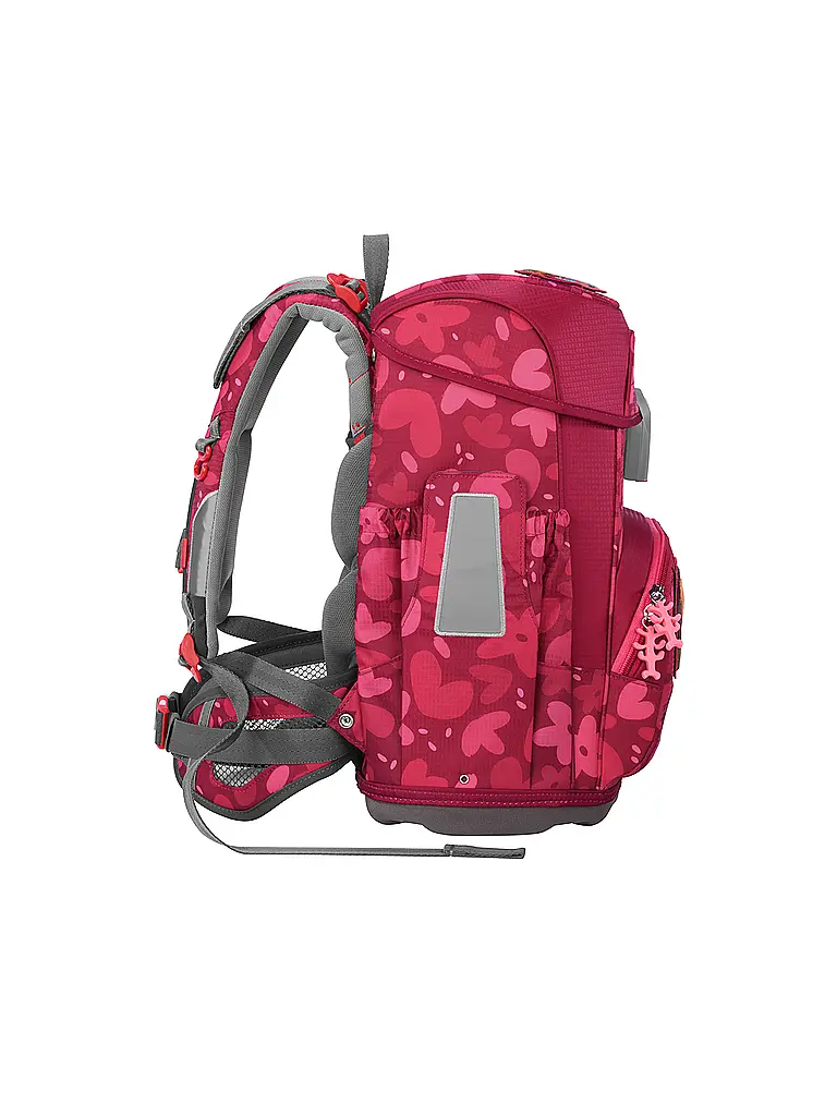 STEP BY STEP | Set de mochila escolar 5 piezas CLOUD Wild Horse Nora | Rojo