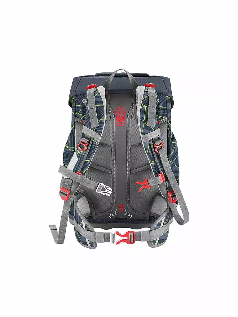 STEP BY STEP | Set de mochila escolar 5 piezas GIANT Dark Cat Chiko | Negro