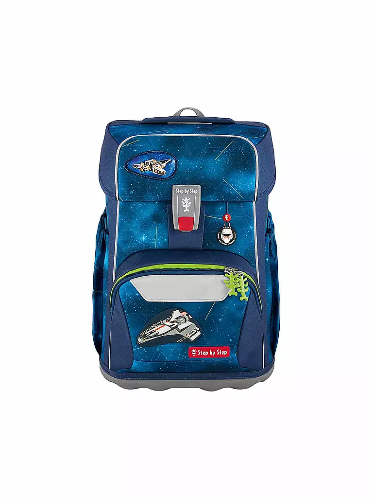 STEP BY STEP | Set de Mochila Escolar 5 piezas GIANT Starship Galactus | Azul