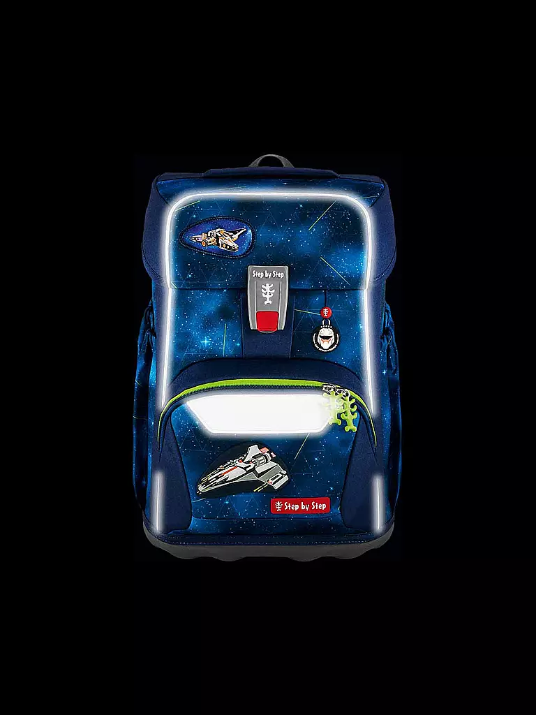 STEP BY STEP | Set de Mochila Escolar 5 piezas GIANT Starship Galactus | 
