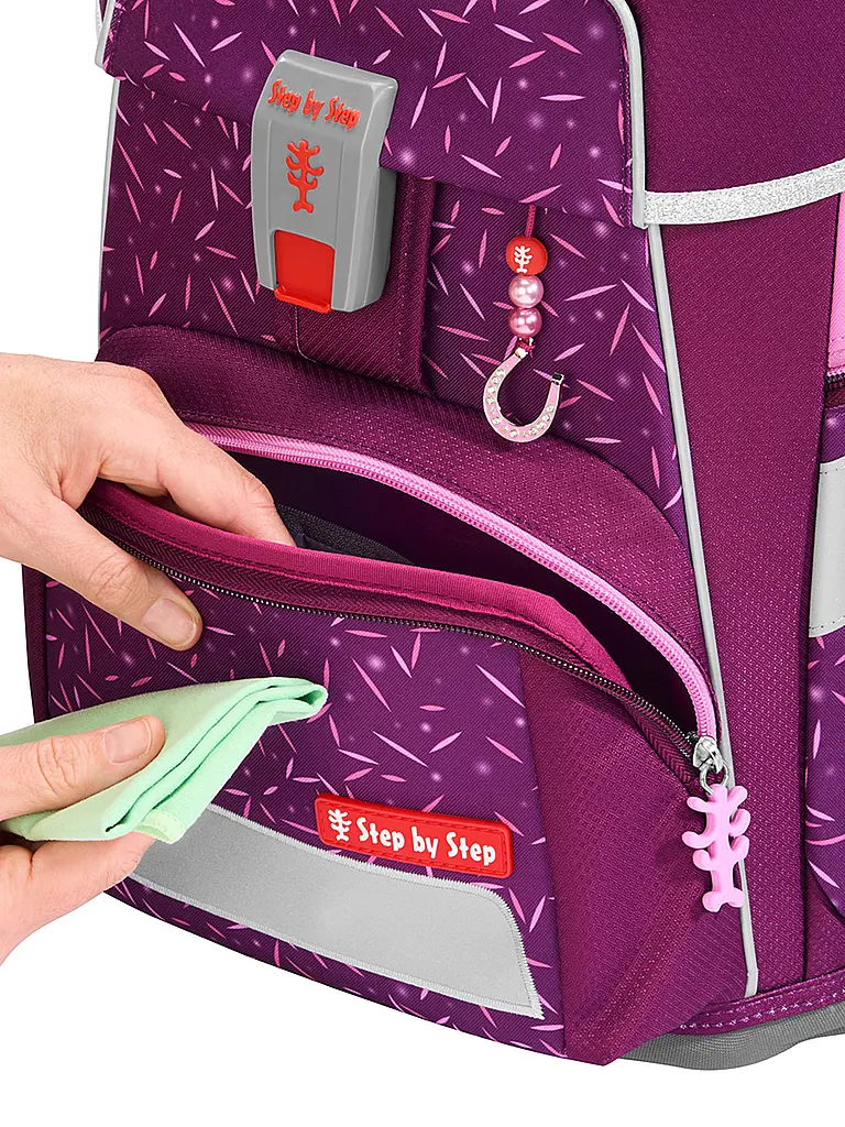 STEP BY STEP | Set de mochila escolar 5 piezas SPACE Pretty Unicorn | Baya