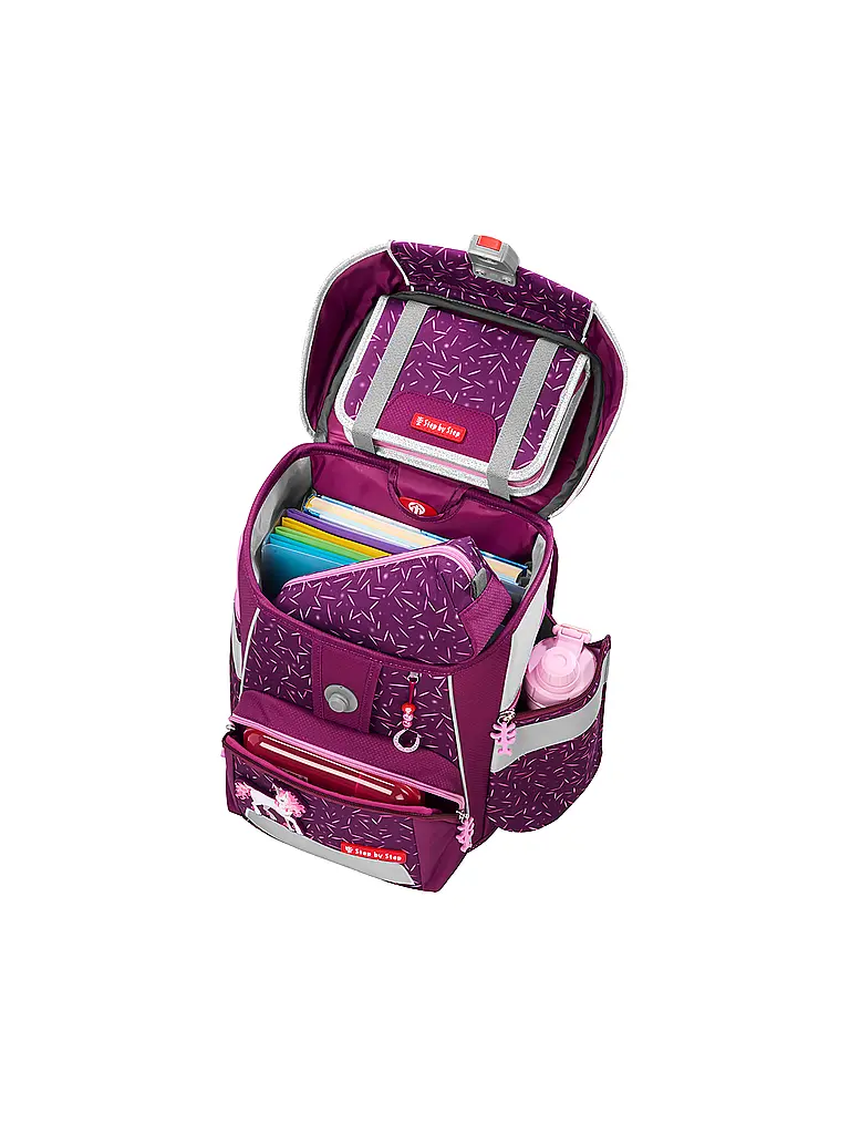STEP BY STEP | Set de mochila escolar 5 piezas SPACE Pretty Unicorn | Baya