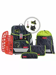 STEP BY STEP | Set de Mochila Escolar 6 piezas - 2in1 Plus Meaid Delia | Negro