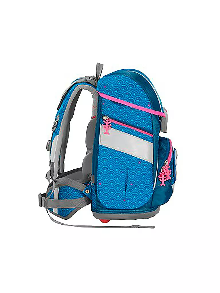 STEP BY STEP | Set de mochila escolar 6 piezas 2en1 Plus Dolphin Pippa | Turquesa