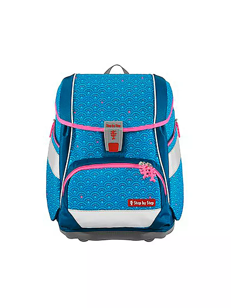 STEP BY STEP | Set de mochila escolar 6 piezas 2en1 Plus Dolphin Pippa | Turquesa