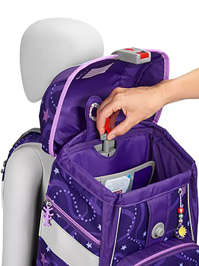 STEP BY STEP | Set de mochila escolar 6 piezas 2en1 Plus Pegasus Emily | Lila