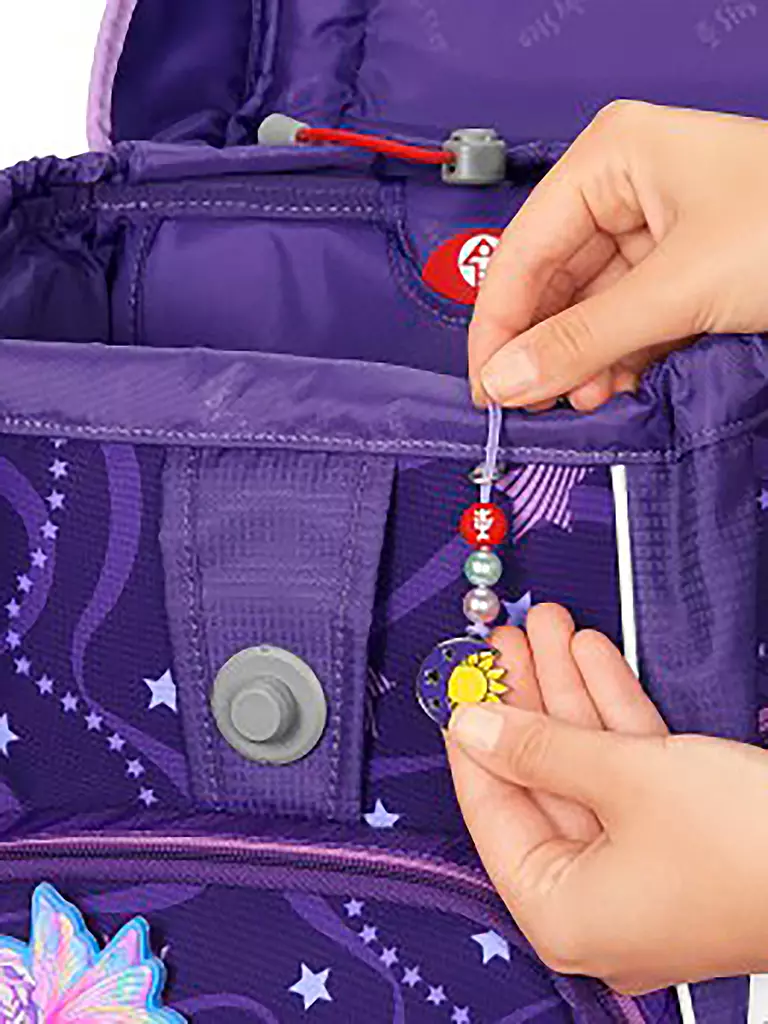 STEP BY STEP | Set de mochila escolar 6 piezas 2en1 Plus Pegasus Emily | Lila