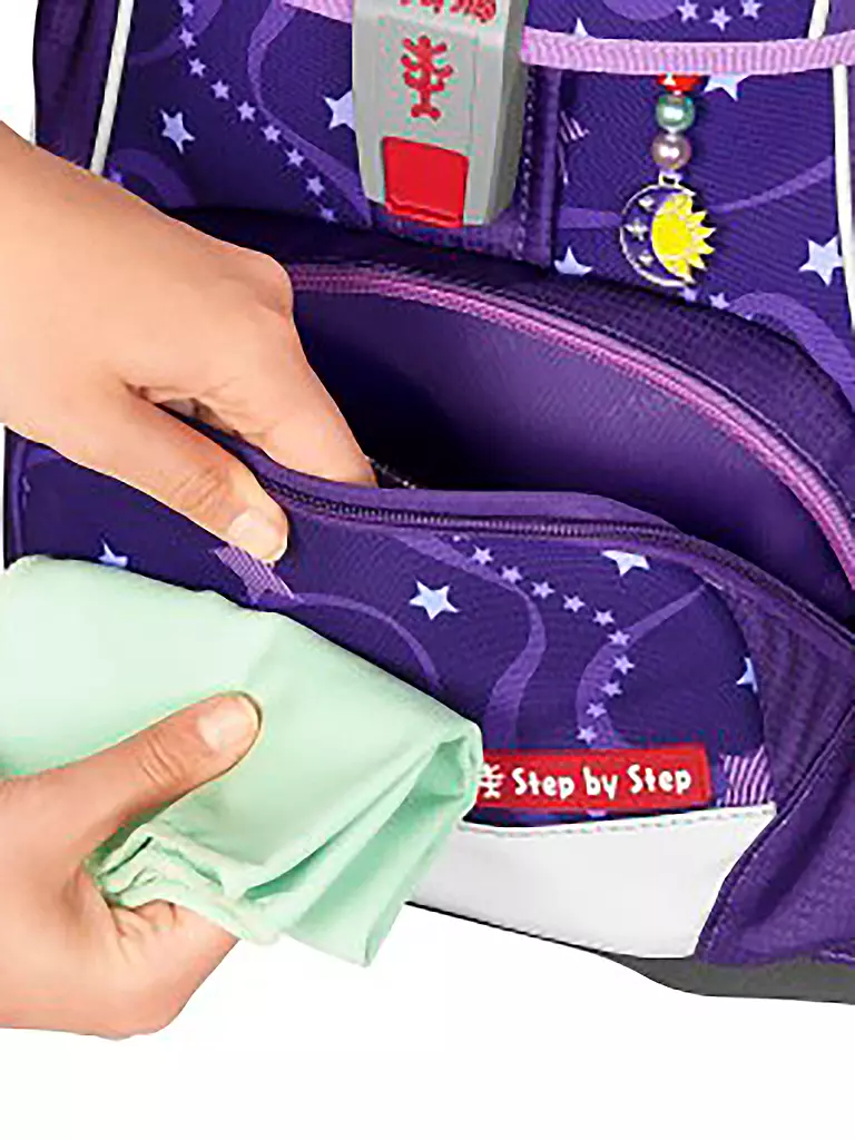 STEP BY STEP | Set de mochila escolar 6 piezas 2en1 Plus Pegasus Emily | Lila