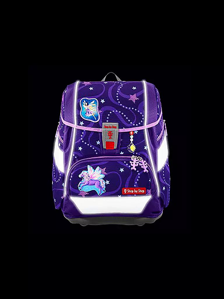 STEP BY STEP | Set de mochila escolar 6 piezas 2en1 Plus Pegasus Emily | Lila
