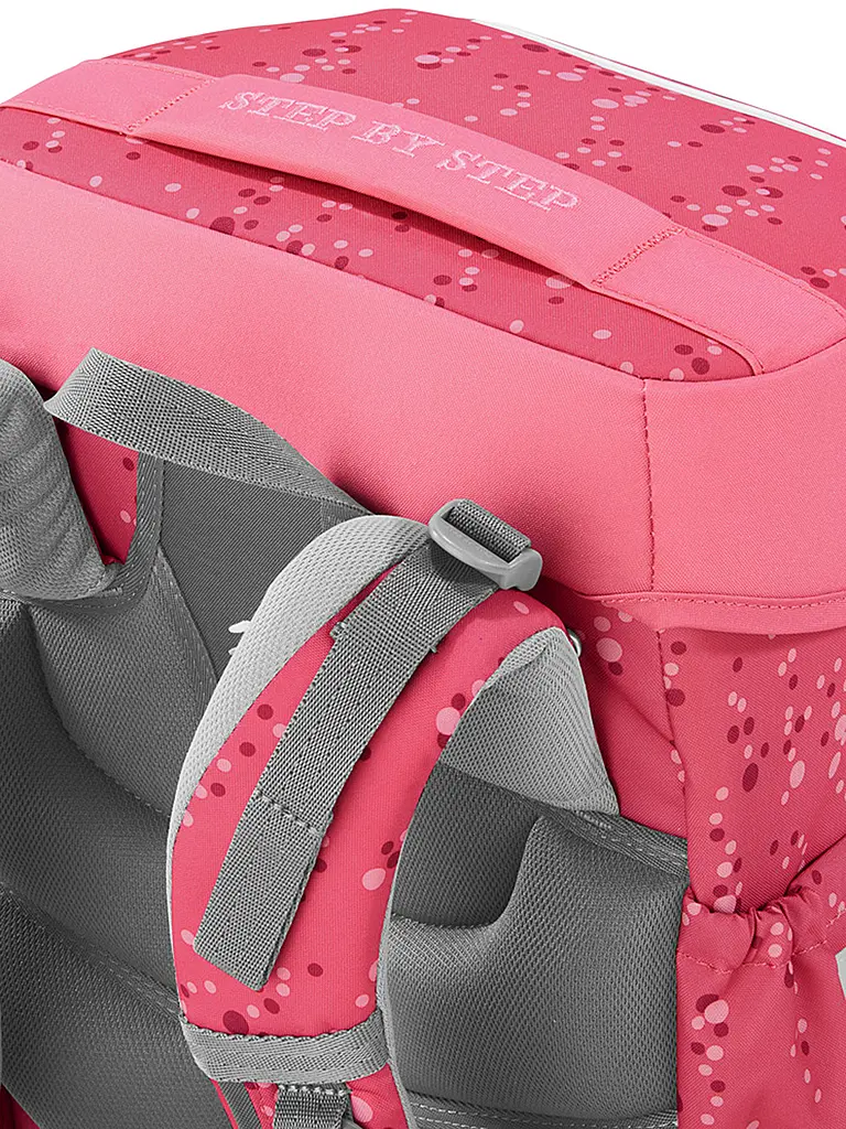 STEP BY STEP | Set de mochila escolar BASIS Pink Bubbles | Fucsia
