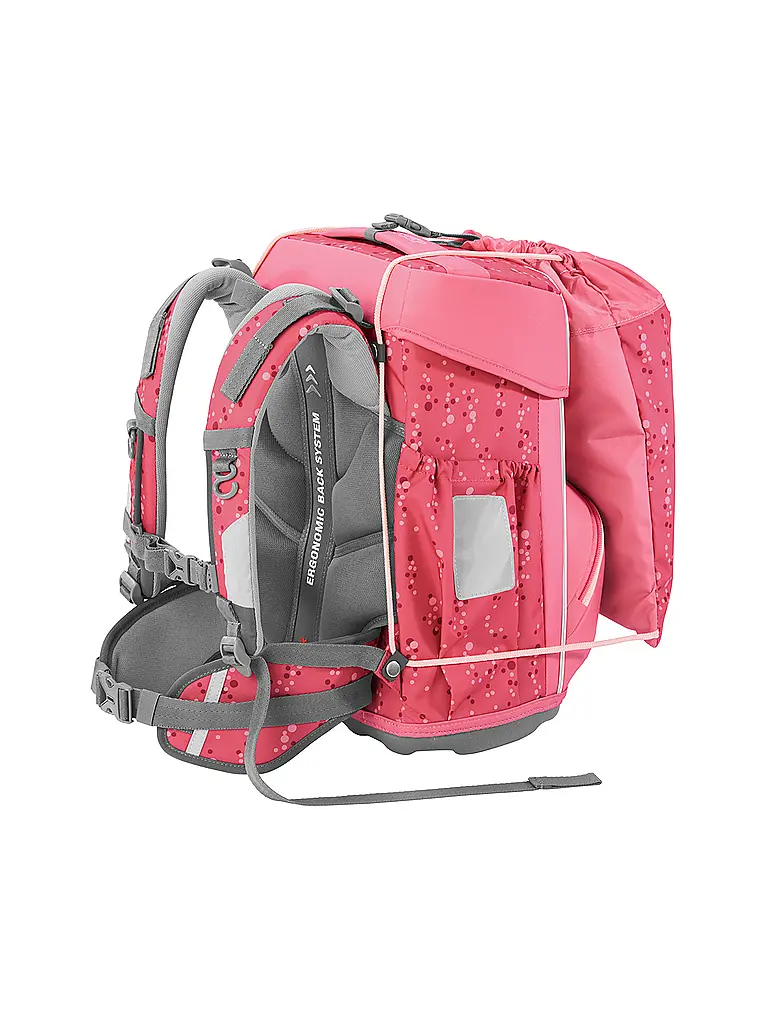 STEP BY STEP | Set de mochila escolar BASIS Pink Bubbles | Fucsia