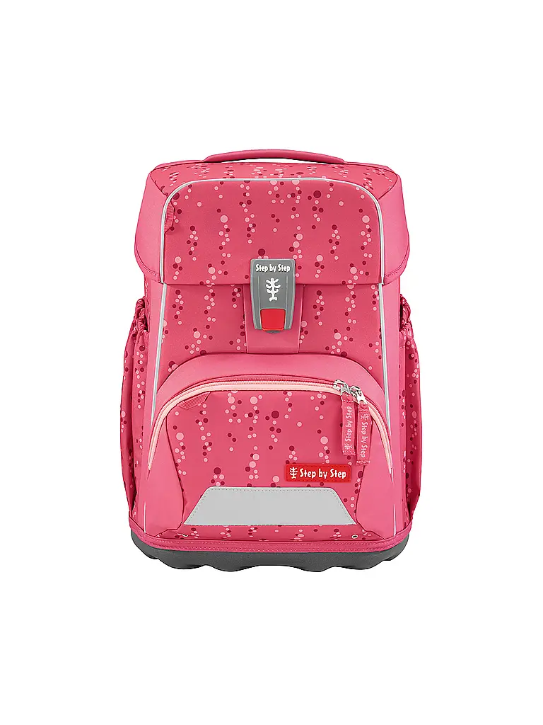 STEP BY STEP | Set de mochila escolar BASIS Pink Bubbles | Fucsia