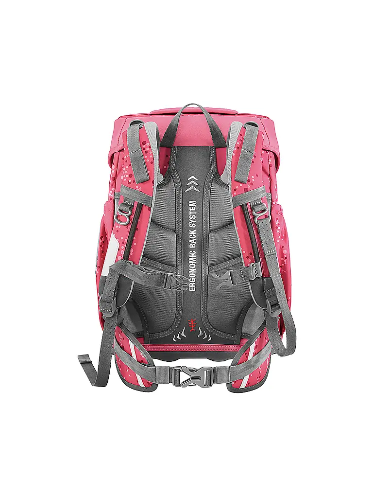 STEP BY STEP | Set de mochila escolar BASIS Pink Bubbles | Fucsia