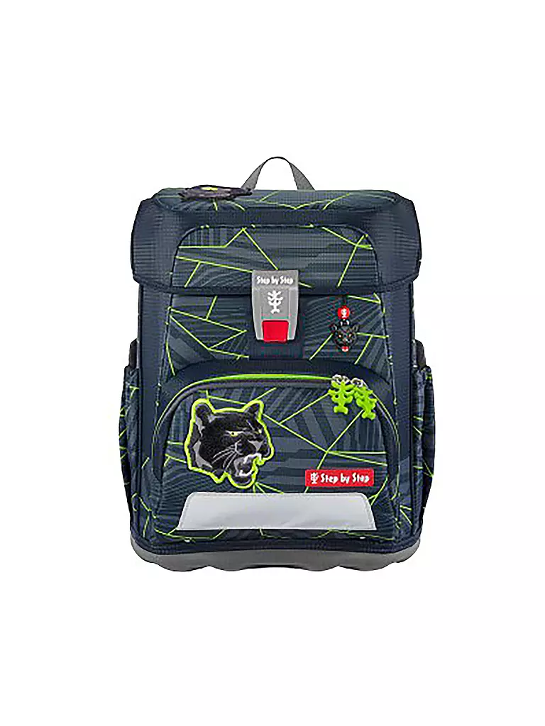 STEP BY STEP | Set de mochila escolar Cloud 5 piezas Cat Chiko | Negro