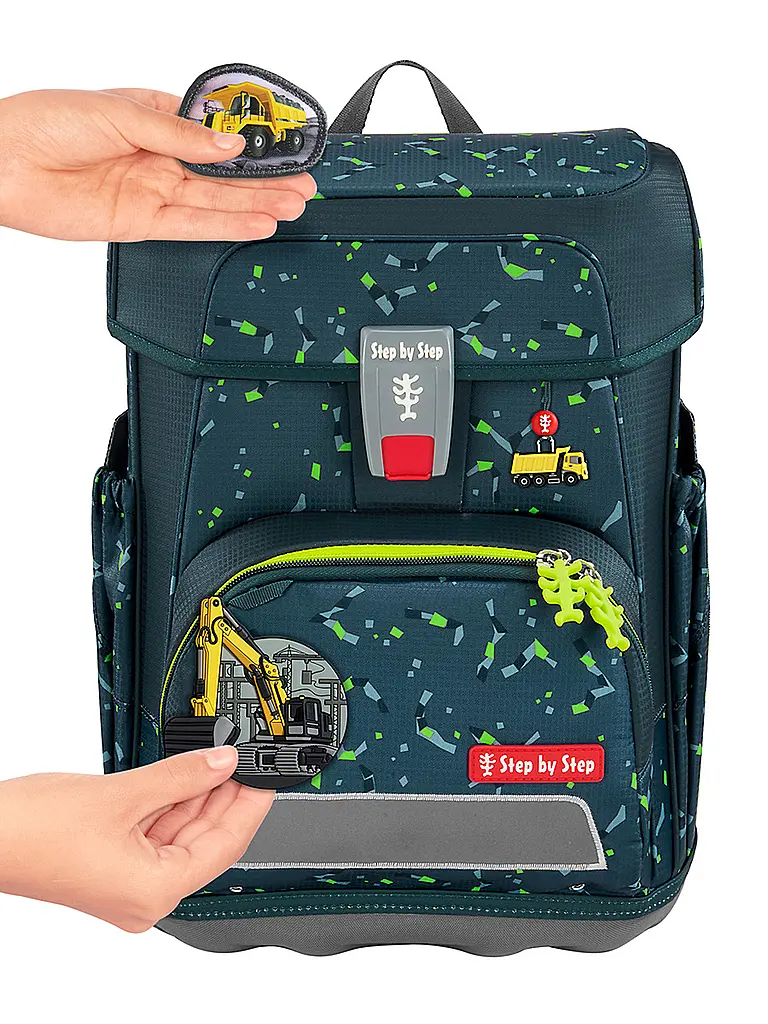 STEP BY STEP | Set de mochila escolar de 5 piezas CLOUD Bagger Rocco | 