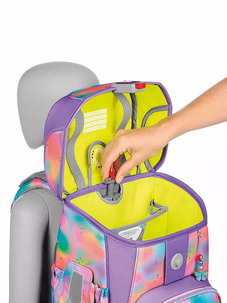 STEP BY STEP | Set de mochila escolar de 5 piezas CLOUD FLASH Butterfly Luna | Lila