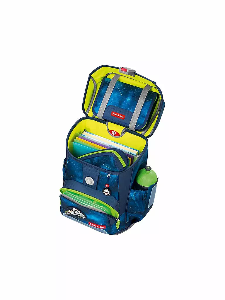 STEP BY STEP | Set de mochila escolar de 5 piezas CLOUD Galactus | Azul