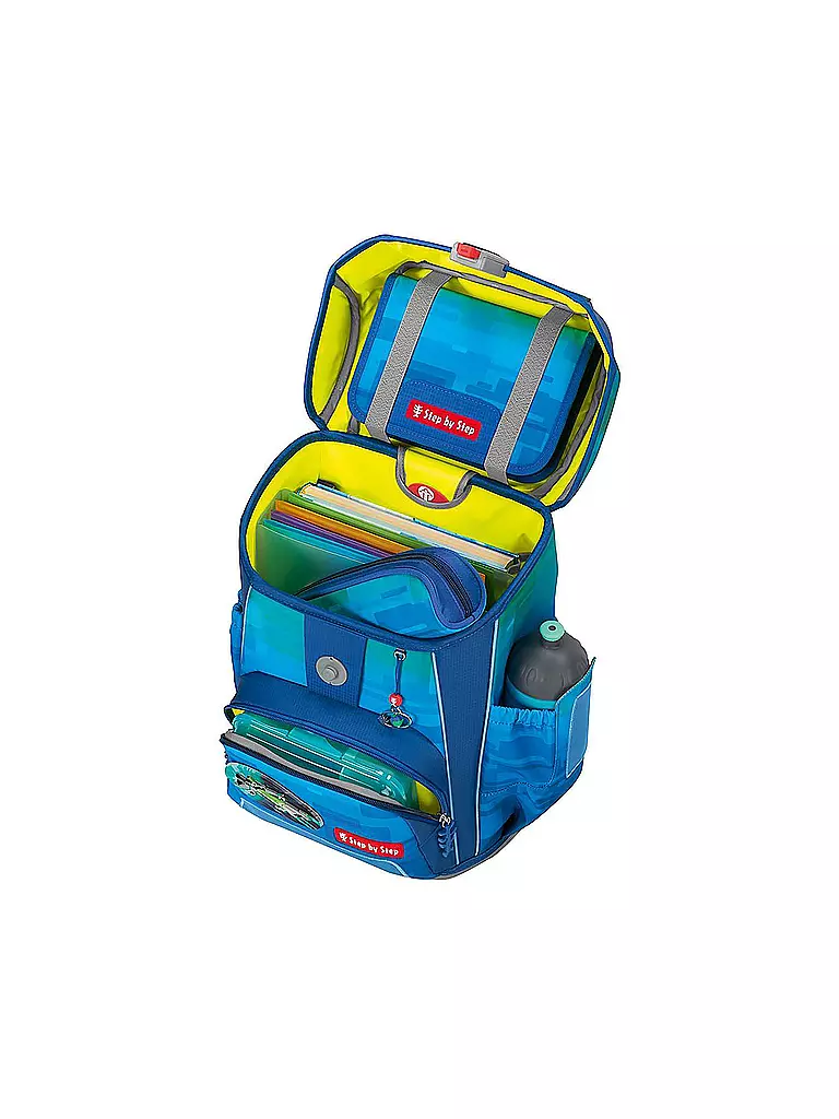 STEP BY STEP | Set de Mochila Escolar de 5 Piezas CLOUD Ocean Space Craft Spike | Azul