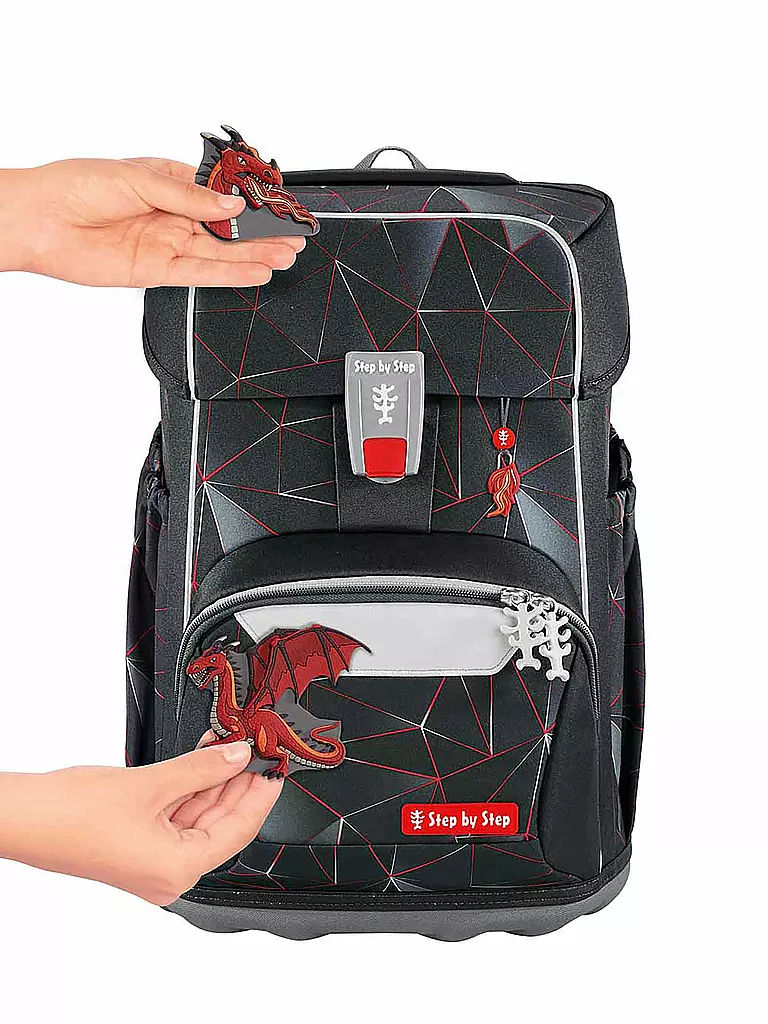 STEP BY STEP | Set de Mochila Escolar de 5 piezas GIANT Dragon Drako | 