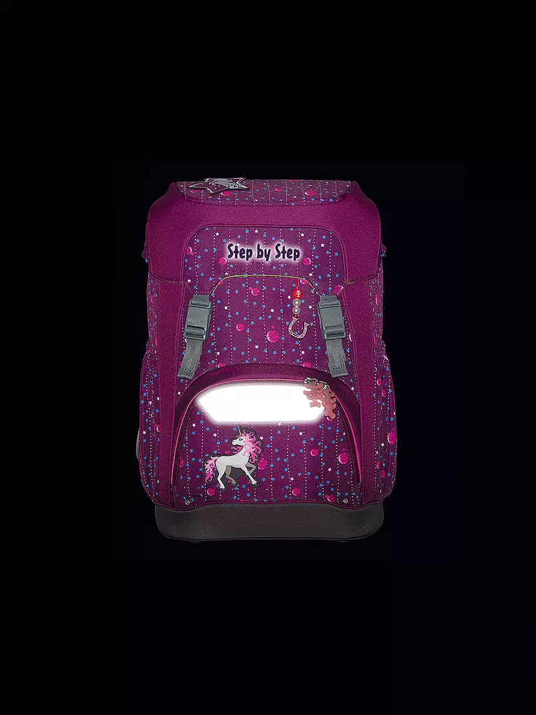 STEP BY STEP | Set de mochila escolar de 5 piezas Giant Dreamy Unicorn | 