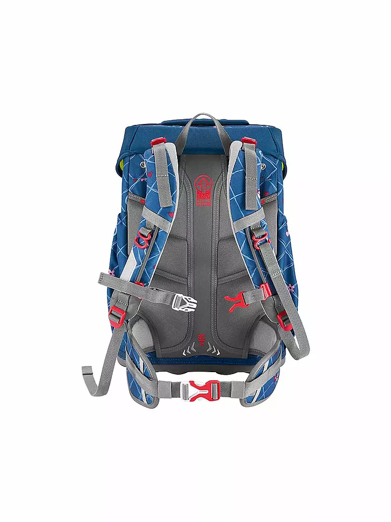 STEP BY STEP | Set de mochila escolar de 5 piezas GIANT Horse Lima | Azul