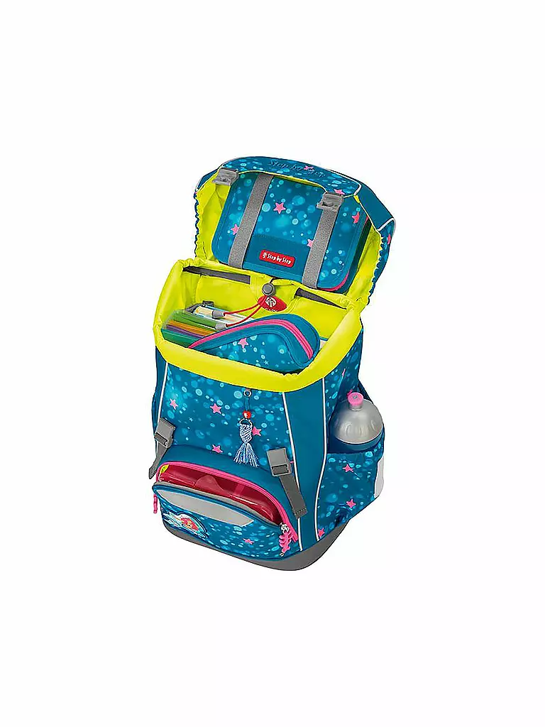 STEP BY STEP | Set de mochila escolar de 5 piezas GIANT Memaid Lola | Turquesa