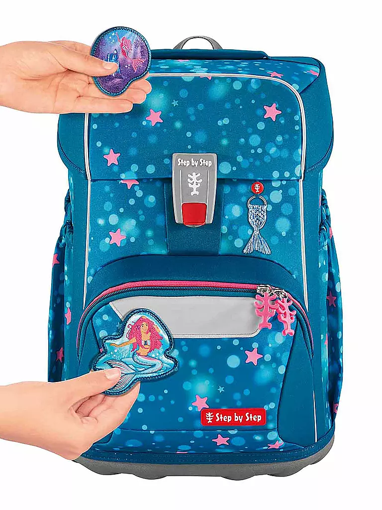STEP BY STEP | Set de mochila escolar de 5 piezas GIANT Mermaid Lola | 