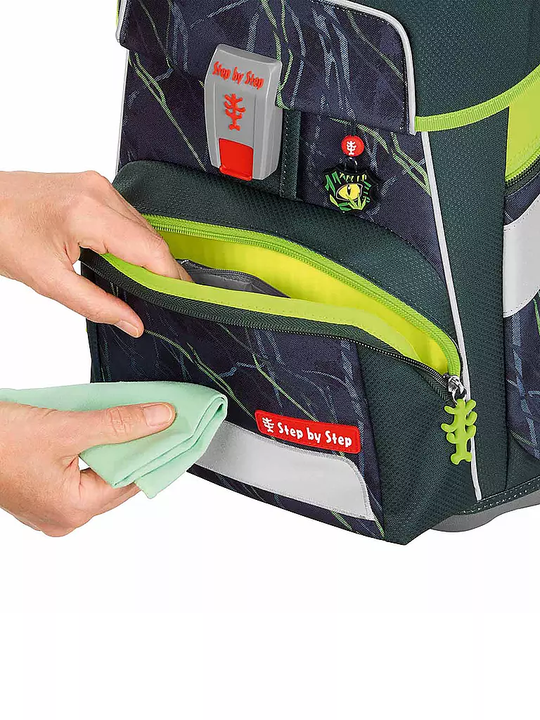 STEP BY STEP | Set de mochila escolar de 5 piezas SPACE Danger Cat Chico | 