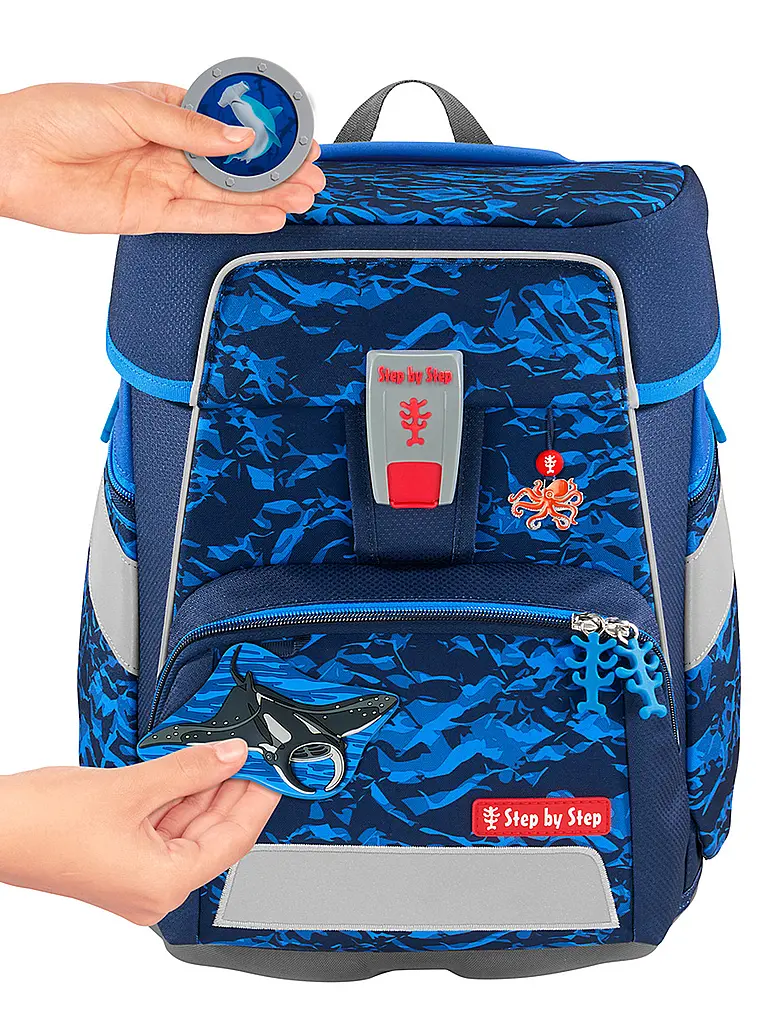 STEP BY STEP | Set de mochila escolar de 5 piezas SPACE Manta Rio |