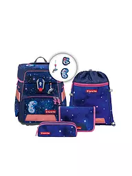 STEP BY STEP | Set de mochila escolar de 5 piezas SPACE Reflect Star Seahorse Zoe | Lila