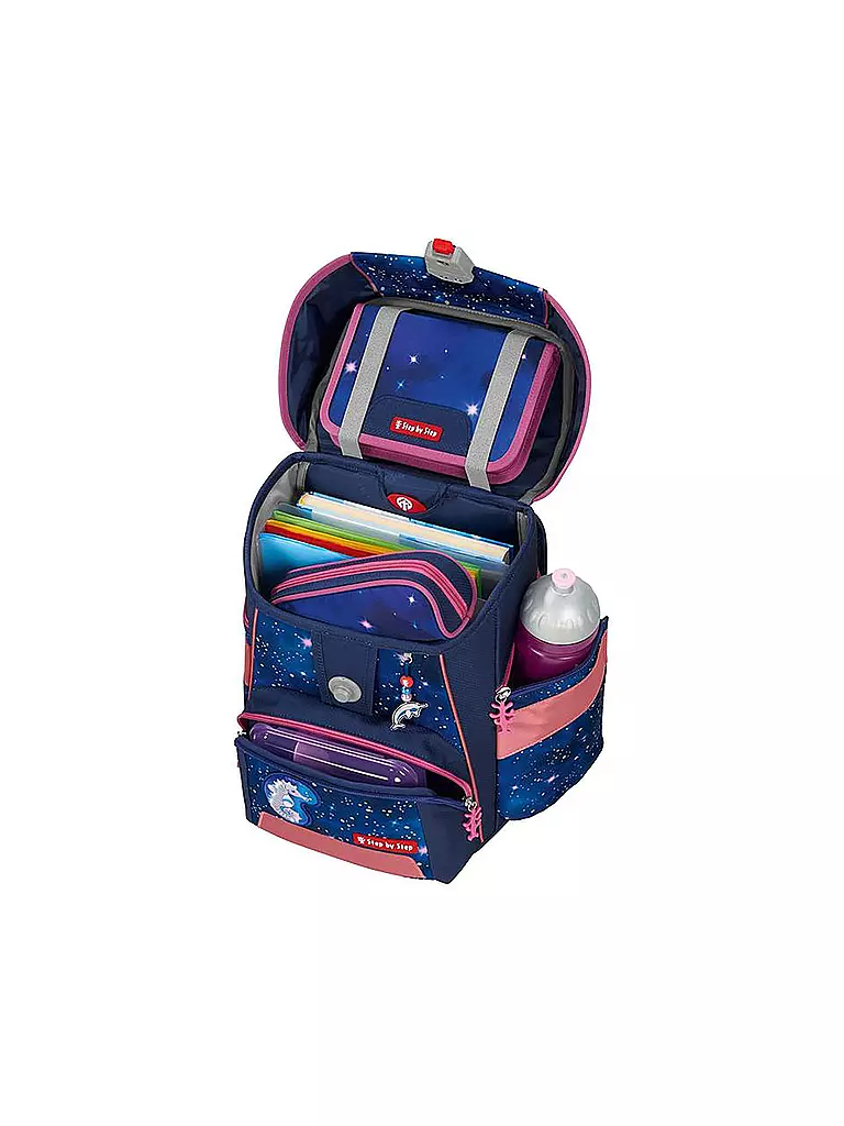 STEP BY STEP | Set de mochila escolar de 5 piezas SPACE Reflect Star Seahorse Zoe | 