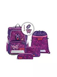 STEP BY STEP | Set de mochila escolar de 5 piezas SPACE Shine Butterfly Night Ina | Baya