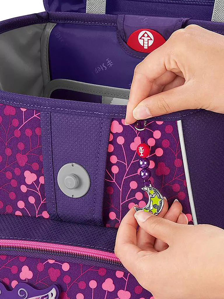 STEP BY STEP | Set de mochila escolar de 5 piezas SPACE Shine Butterfly Night Ina | Baya