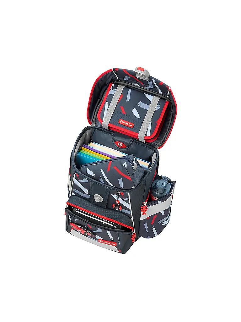 STEP BY STEP | Set de mochila escolar de 5 piezas SPACE Sports Car Mick | 