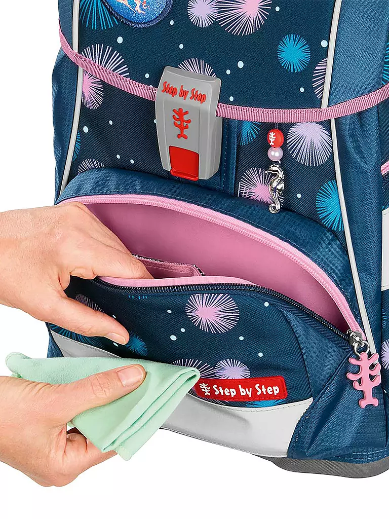 STEP BY STEP | Set de mochila escolar de 6 piezas - 2en1 Plus Mermaid Delia |