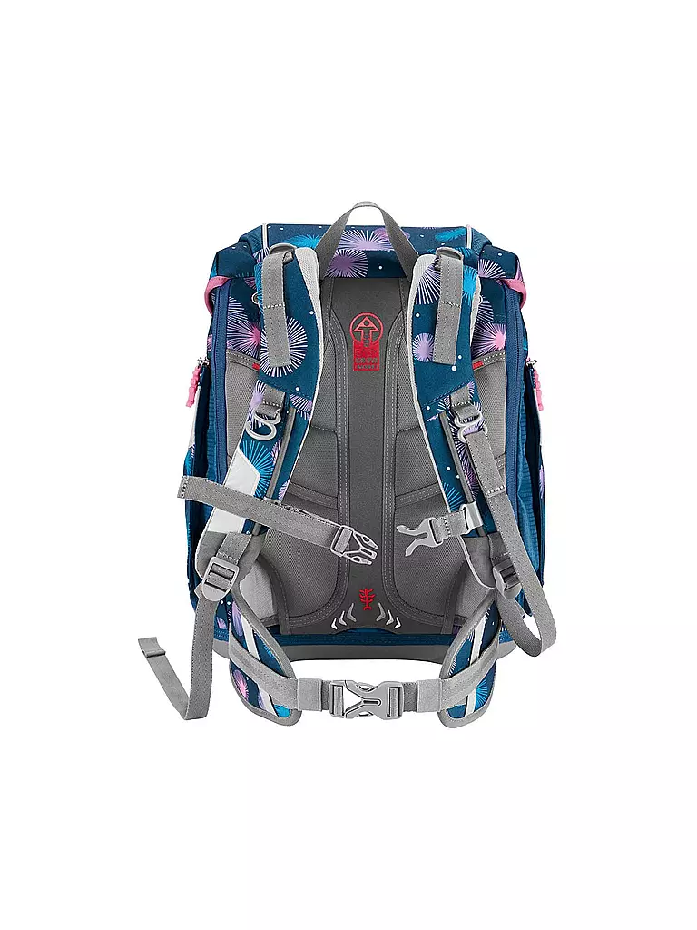 STEP BY STEP | Set de mochila escolar de 6 piezas - 2en1 Plus Mermaid Delia | Azul