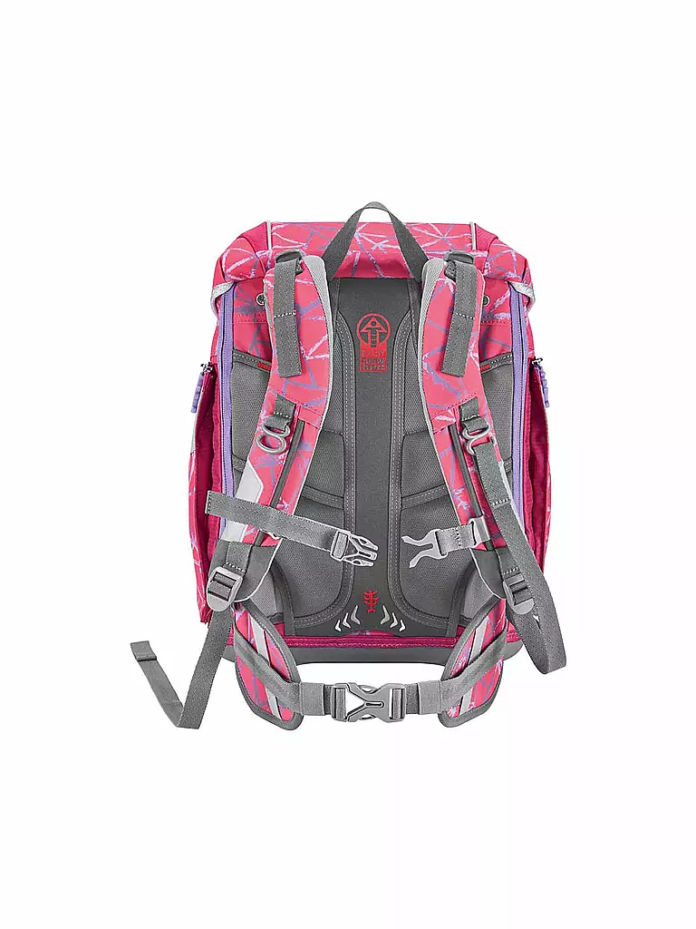 STEP BY STEP | Set de mochila escolar de 6 piezas - 2en1 Plus Star Stella | Fucsia