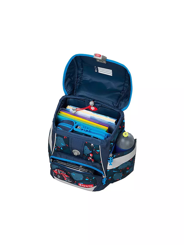 STEP BY STEP | Set de mochila escolar de 6 piezas - 2en1 Plus Tractor Freddy | 